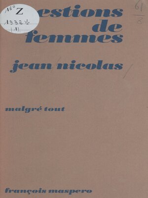 cover image of Questions de femmes